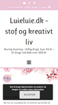 Mobile Screenshot of luieluie.dk